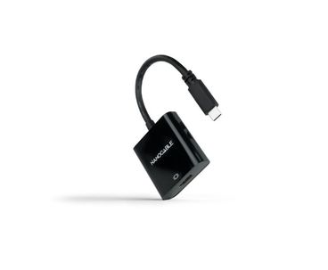 CONVERSOR USB-C A HDMI 4K 15 CM NEGRO NANOCABLE