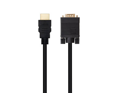 CONVERSOR HDMI A VGA 1.8 M NEGRO NANOCABLE